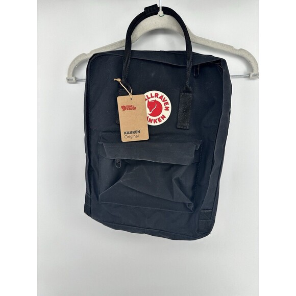 Fjallraven Kånken Classic Backpack Rucksack Black Daybag Handbag Men Women - Picture 1 of 2